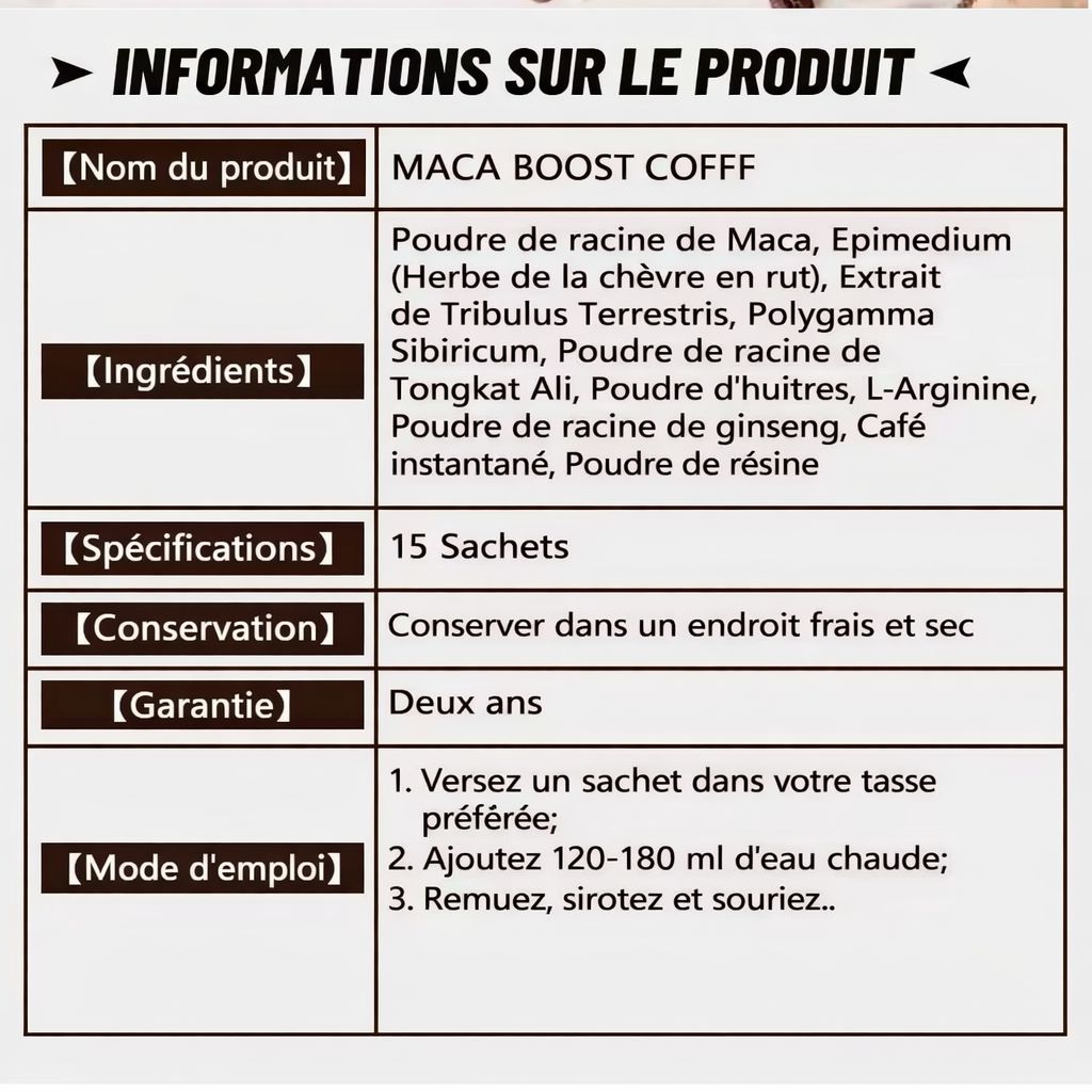 Maca Boost Énergie & Vitalité