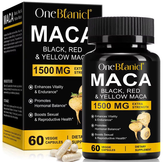 Maca Premium 1500 MG – Énergie, Vitalité & Performance Naturelle